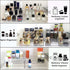 2 Pack Countertop Perfume Organizer - Three-Tiered Shelf - Perfume Lotion Skincare Stand, Spice Vitamins Medicine
