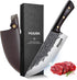Huusk Butcher Knife, Hand Forged Meat Cleaver Knife, Japanese High Carbon Steel for Outdoor Cooking, Great Christmas