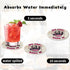 mivishhy Drinks,6 Set Scary Halloween Decor for Kitchen and Home,Spooky Character Stone Cork Coasters for Coffee Table