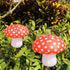 3Pcs 3D Large Mushroom Paper Lanterns for Jungle Wonderland Themed Birthday Party Decor Mushroom Ornament for Baby