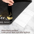 Coffee Mat, Absorbent Dish Drying Mat for Kitchen Counter, Fashionable Coffee Bar Accessories, 12"x 20" Black