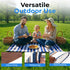 60" 80" scuddles Extra Large Picnic Blanket x Waterproof Outdoor Mat with Soft Dual-Layer Comfort, Foldable Travel Rug