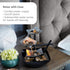 Homedics Tabletop Water Fountain - Indoor Zen Relaxation with Automatic Pump & Natural River Rocks, 8.25” Tall
