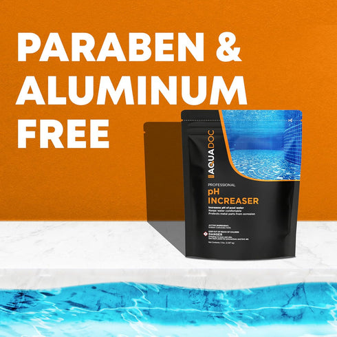 Swimming 5lb Swimming MAV AquaDoc pH Up for Pools - - pH Increaser for Pool Water - Sodium Carbonate Soda Ash for Pools
