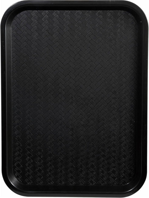 Winco Fast Food/Cafeteria Tray, 10" x 14", Black