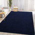 Large 4x6 Feet Ultra Soft Navy Blue Area Rugs, Thickened Memory Foam Indoor Minimalist Carpets for Living Room Bedroom