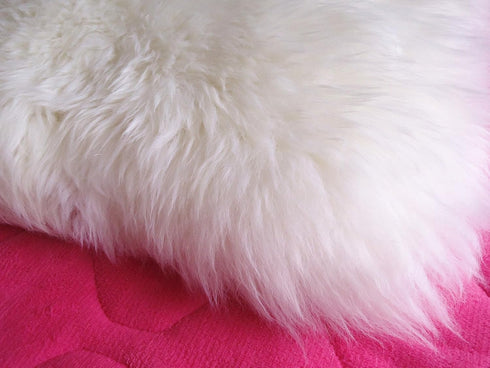 Covers,White,18''18'' UKELER Luxurious Sheepskin Seat Pad Long Wool Sofa Cushion Wheel Chair Pad Car Seat