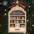 Book Lovers Gifts for Women, Valentines Day Gifts for Teacher, Librarian, Reader, Bookworm, Book Ornament Faux Stained