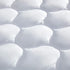 SLEEP ZONE Quilted Fitted Full Size Mattress Pad Cover - Soft Fluffy Pillow Top Bed Topper Deep Pocket 8-21 inch, Full