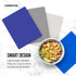 Farberware Flexible Kitchen Cutting Mat Set, 4-Piece, 11x14 Inches, Non-Slip Design, Made in the USA