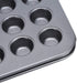 Fdit 48-Cup NonStick Mini Round Cupcake Pan, Bakeware Cooking Accessory for Beautiful Cakes