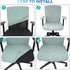 Office Chair Covers Set, Universal Protective Stretchable Chair Seat Covers, Desk Chair Armrest Covers, Slipcovers Pads