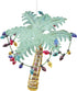 C&F Home Palm Tree with Christmas Lights Beach Coastal Ornament, Green