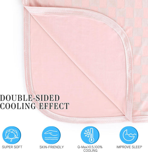 Blanket,90"x90"Queen Size,Summer Q-Max>0.5 AmyHomie Cooling Blankets with Double Sided Cold Effect, Arc-Chill Cool