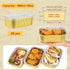 LNYZQUS 30oz Aluminum Pans, 20 Pack Foil Baking Tins with Lids, 7"x5" Disposable Cake Tin