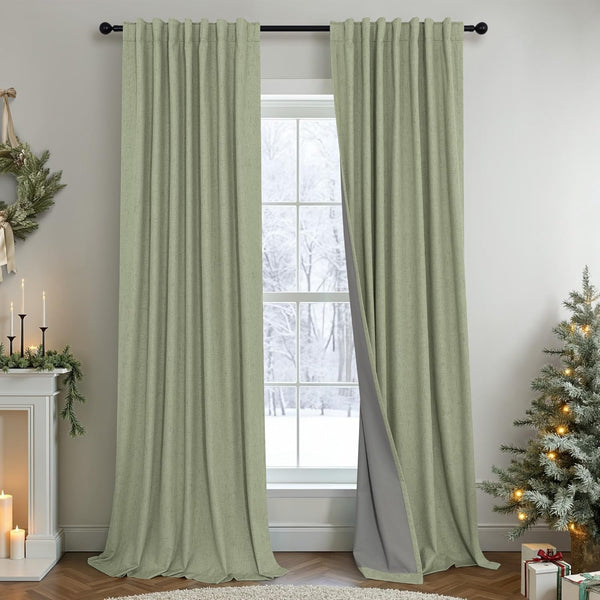 Nursery Blackout Curtains for Baby Girls Room Boys Bedroom Boho Cottagecore Cottage