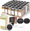 Glass Spice Jars with Labels with Metal Lids and Shakers Farmhouse 36