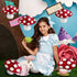 6 3D Eersida Pcs Mushroom Paper Honeycomb Decorations Mushroom Party Decorations Hanging Birthday Decor for Fairy