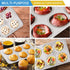 E-far Muffin Pan Set of 2, Stainless Steel 6-Cup Baking Tray, Non-toxic & Healthy, Oven & Dishwasher Safe