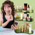 Counter Countertop (3 Corner Bathroom Organizer Bathroom Shelf Makeup Organizer for Vanity Perfume Tray for Corner