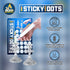 Ner Mitzvah Candle Sticky Dots - 48 Candle Wax Dots, Candle Accessories
