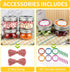UrSpeedtekLive 40 Pack 4 oz Mason Jars with Regular Lids and Bands, Small Canning Jars, Mini Glass Jars for Honey Jelly