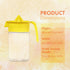 22.31oz Glass Lemon Juicer, Small Grapefruit and Citrus Juicer, Extractor Manual Hand with Handle and Pour Spout, BPA