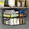 Under Shelf Basket Storage 2Pack - 11.8in Metal Under Cabinet Shelf, Hanging