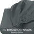 Utopia Bedding Full Fitted Sheet - Deep Pocket, Soft Microfiber, Easy Care, Grey, 1 Fitted Sheet Only