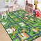 Kids Car Rug Play Mat 4.5x6 Feet City Life Road Traffic Track