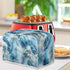 ZDCUSTOM Blue Marble Toaster Cover, Quilted 4 Slice Dustproof Appliance Protector for Kitchen