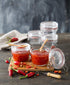 Luigi Bormioli Lock Eat Canning, Preserving & Serving Food Jar, 4.25 oz