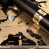 Scratch off Map of Europe, 24x16 Travel Map Poster with Cities, Large Black and Gold Push Pin Wall Map