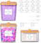 efluky 3 Pack Laundry Pods Container & Dryer Sheet Holder Set, Clear