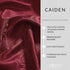 Elrene Home Fashions Caiden Elegance Damask Fabric Placemats, 13" x 19", Cranberry, Pack of 4