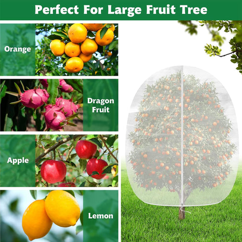4 5 (2 Evoio Bird Netting for Garden Plant Fruit Tree Protection Large Blueberry Bushes Netting Covers Bags