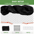 25'x100' 2' Bird Netting - Heavy Duty Nylon Net with Mesh for Garden Protection, Chicken Coop, Fruit Tree, Orchard