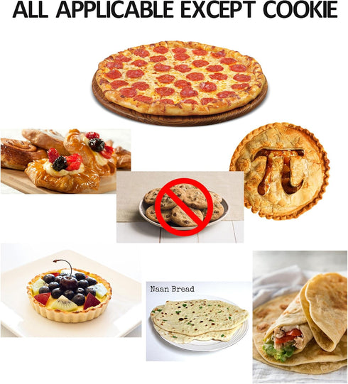 Time-Saver Pizza Dough Roller Docker, Dough Blistering Killer, Gift Package with Pizza Cutter and Pastry Scraper