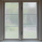 VELIMAX 1/2-Inch Reeded Frosted Glass Window Film, Non-Adhesive Privacy Film, 3D Window Decals for Bathroom Living Room