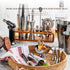 Set 6-Piece Set KITESSENSU Cocktail Shaker Bartender Kit, Silver Bar with Stand, Bar kit with Essential Bar Accessory