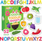 Curious Columbus Toddler Magnets Set of 52, Includes 26 Large Foam Food Pieces and 26 ABC Alphabet Letters