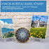 25 Pack Acrylic Easel Stand, 3 Inch Clear Plastic Mini Plate Holders for Photos, Sports Cards, Coins
