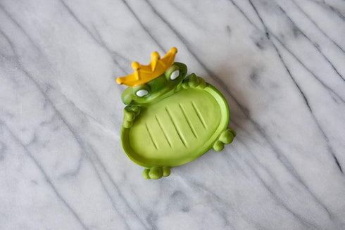 Frog Soap Dish Princess Camryn, Multi Color