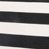 LEEVAN Black and White Rug, 2 x 3 Washable Cotton Woven Front Porch Mat, Layered Indoor/Outdoor Welcome Rug