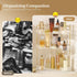 Counter Countertop (3 Aveniee Corner Bathroom Organizer, Bathroom Shelf Makeup Storage, Clear Perfume Tray Holder