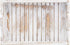 16 11 Inches MyGift Shabby Chic Whitewashed Wood Breakfast Serving Tray with Cutout Handles with Slatted Design