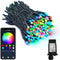 PMS Smart WiFi LED Christmas Lights, APP-Controlled RGB Fairy String Lights, Ideal for