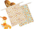 QHMCHLDZ 2-Pack 17x13 Inch Reusable Beeswax Bread Bags - Large for Sourdough & Homemade Bread Storage | All-Natural