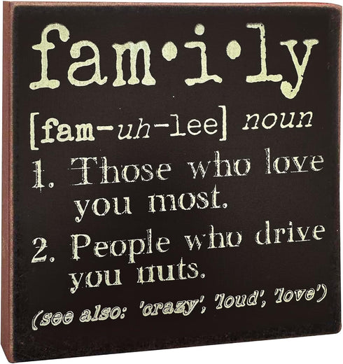 Family Definition Sign
