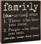 Family Definition Sign